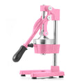 NNEAGS Manual Juicer Hand Press Juice Extractor Squeezer Orange Citrus Pink
