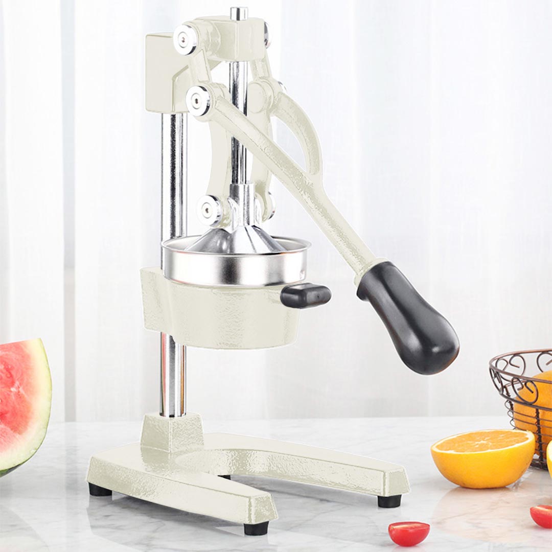 NNEAGS Manual Juicer Hand Press Juice Extractor Squeezer Orange Citrus White