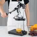 NNEAGS Stainless Steel Manual Juicer Hand Press Juice Extractor Squeezer Black