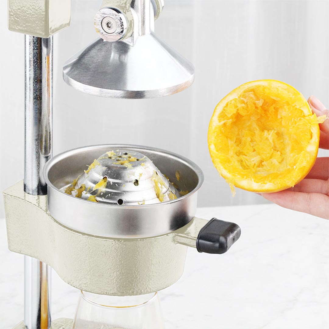 NNEAGS Manual Juicer Hand Press Juice Extractor Squeezer Orange Citrus White