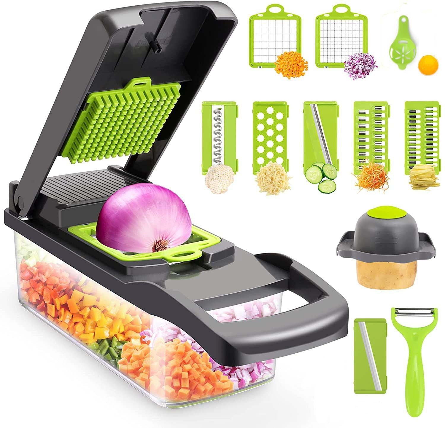 Pressed 14-piece Vegetable Cutter Kit